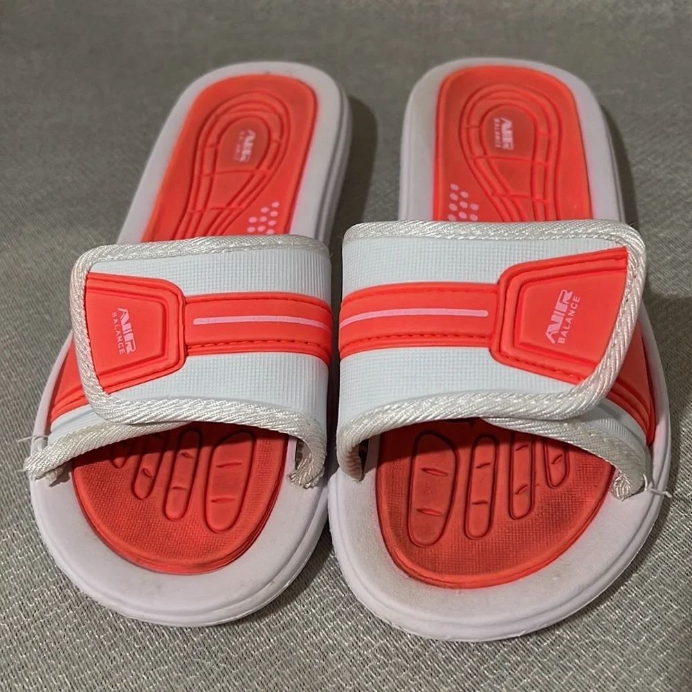 Air Balance Flip Flops Slide Beach Sandals Kids Size 2